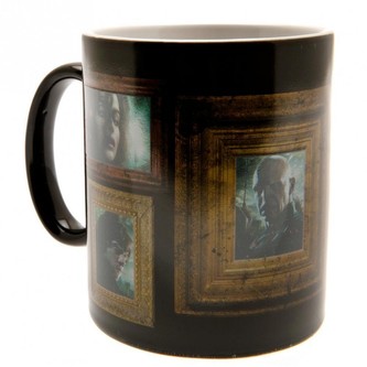 Černý proměňovací keramický hrnek Harry Potter: Portraits (objem 300 ml)