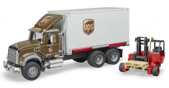 MACK Granite UPS kontener z wóżkiem widłowym