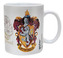 Bílý keramický hrnek Harry Potter: Gryffindor - Nebelvír (objem 315 ml)