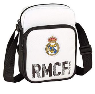 Malá taška na rameno FC Real Madrid: vzor 11854 (objem 2,1 litrů - 22 x 16 x 6 cm) polyester