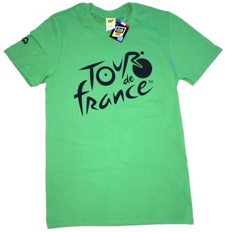Pánské tričko Tour de France: Logo (XL) zelená bavlna