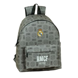 Batoh day pack FC Real Madrid: vzor 42008 (21 litrů|33 x 42 x 15 cm) šedý polyester