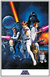Plakát Star Wars|Hvězdné války: New Hope One Sheet (61 x 91,5 cm)