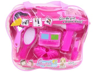 Souprava kadeřnická, 7 ks, 24x19x5 cm