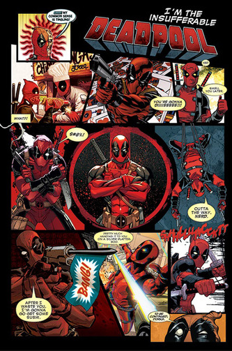 Plakát Marvel|Deadpool: Panels (61 x 91,5 cm)