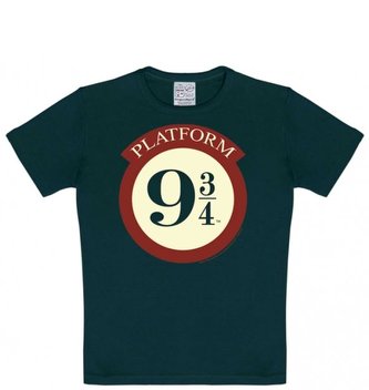 Dětské tričko Harry Potter: Nástupiště 9 3/4 - Platform 9 3/4 (výška 158-164 cm) černá bavlna