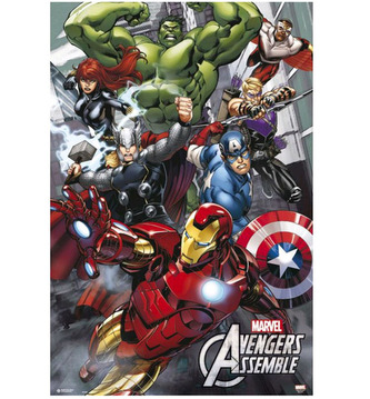 Plakát Marvel Comics: Avengers Assemble (61 x 91,5 cm)