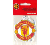 Osvěžovač vzduchu FC Manchester United: Znak z obou stran crest (13 g, 8 x 6 cm) červený