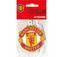 Osvěžovač vzduchu FC Manchester United: Znak z obou stran crest (13 g, 8 x 6 cm) červený