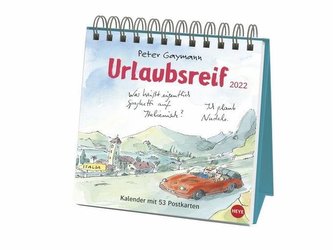 Peter Gaymann: Urlaubsreif Premium-Postkartenkalender 2022