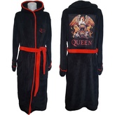 Pánský župan Queen: Classic Crest (L/XL) černý fleece