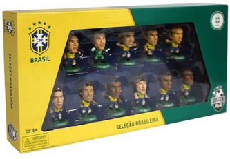 Set 11 plastových figurek: Brasílie (výška 5,0 cm|set 18 x 35 cm)