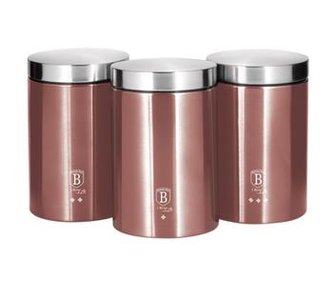 Dóza Berlingerhaus na potraviny sada 3 ks I-Rose Edition BH-6270
