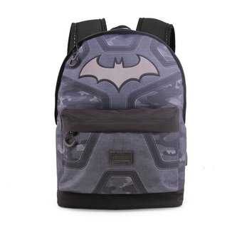 Batoh DC Comics|Batman: Logo (objem 25,2 litrů|30 x 42 x 20 cm) šedý polyester