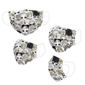 Dětská ochranná rouška na ústa L.O.L Surprise: Dolls (věk 5-10 let) bílý polyester