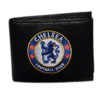 Otevírací peněženka Chelsea FC: Znak (11 x 9 cm) černý polyuretan