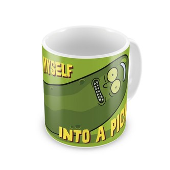 Keramický hrnek Ricky And Morty: Pickle-Rick (objem 300 ml) bílý