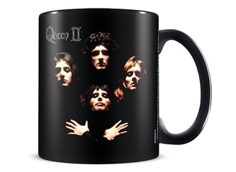 Keramický hrnek Queen: Queen II (objem 315 ml) černý