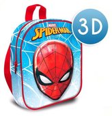 Dětský 3D batoh Marvel: Spiderman (objem 7,2 litrů|24 x 30 x 10 cm) modrý polyester