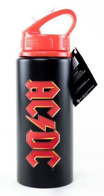 Láhev na pití AC/DC: Logo (objem 700 ml) hliník černá