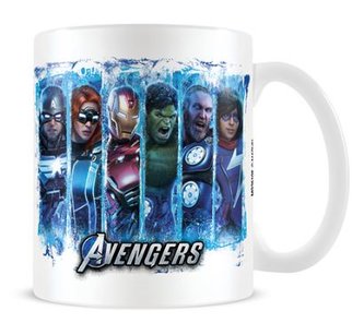 Keramický hrnek Marvel|Avengers Game: Heroes (objem 315 ml) bílý