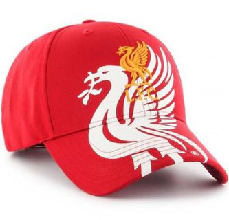 Kšiltovka FC Liverpool: Bílé logo (univerzální)