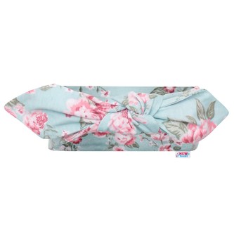 Kojenecká bavlněná čelenka New Baby Roses 22,5 cm - velikost 68/74