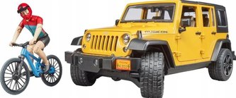 Jeep Wrangler Unlimited Rubicon z rowerem