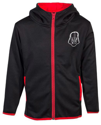 Dětská mikina Star Wars s kapucí (výška 146-152 cm) černý polyester