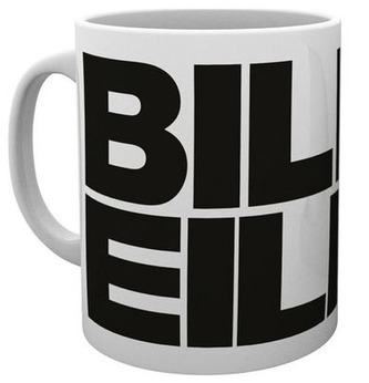 Keramický hrnek Billie Eilish: Logo (objem 300 ml) bílý
