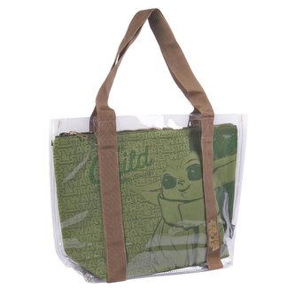 Taška na rameno Star Wars|Hvězdné války: Mandalorian (45 x 34 x 13 cm) zelený pvc polyester