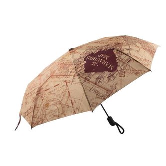 Skládací deštník Harry Potter: Marauders Map (průměr 121 cm) polyester kov