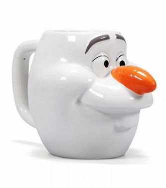 Keramický 3D hrnek Disney|Frozen|Ledové království: Olaf (objem 450 ml)
