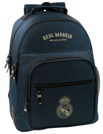 Školní batoh FC Real Madrid: vzor 11934 2019/2020 (objem 20 litrů|32 x 42 x 15 cm) modrý polyester