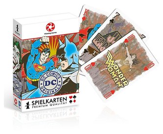 Hrací karty DC Originals: Comics Icons (9 x 6 x 2 cm)