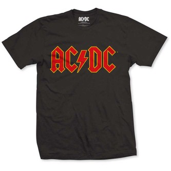 Pánské tričko AC/DC: Logo (XL) černá bavlna
