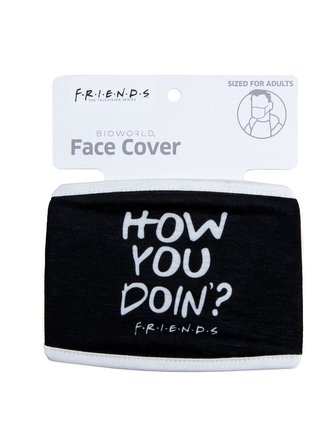Ochranná rouška na ústa Friends: How You Doin'? (universální) černá