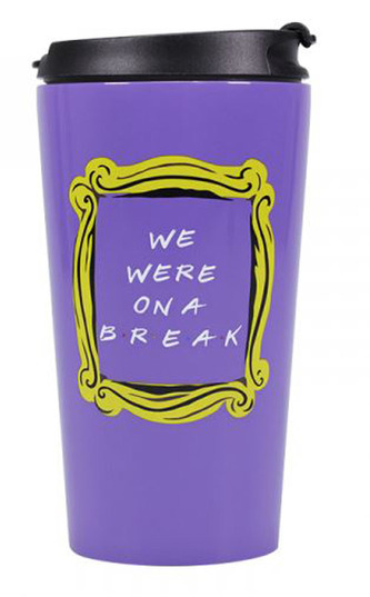 Nerezový cestovní hrnek Friends|Přátelé: We Were On A Break (objem 300 ml)