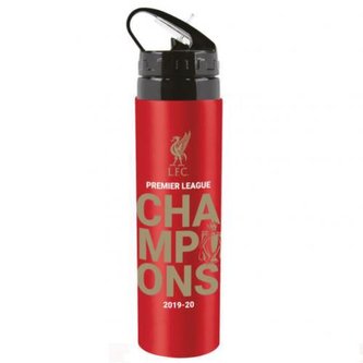 Láhev na pití FC Liverpool: Champions (objem 750 ml) červený hliník