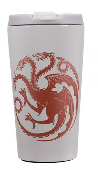 Nerezový cestovní hrnek Game Of Thrones: Targaryen's Mother Of Dragons - Matka draků (objem 300 ml)