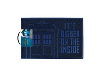 Gumová rohožka Doctor Who|Pán času: Tardis (60 x 40 cm) modrá