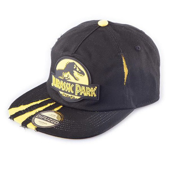 Čepice snapback - kšiltovka Jurský Park: Logo (nastavitelná) černá