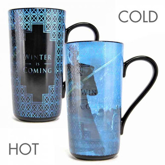 Keramický latte hrnek Game of Thrones|Hra o Trůny: Winter Is Coming (objem 500 ml)