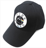 Kšiltovka Pink Floyd: Circle Logo černá bavlna (nastavitelná)
