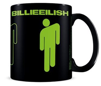 Keramický hrnek Billie Eilish: Stickman (objem 315 ml) černý