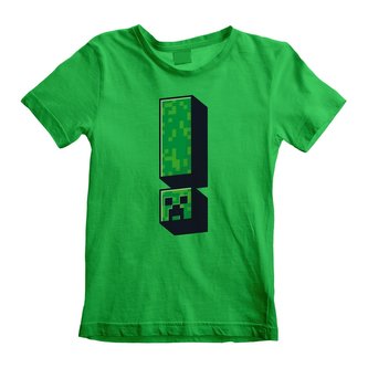 Dětské tričko Minecraft: Creeper Exclamation (9-11 let) zelená bavlna Dětské tričko Minecraft: Creeper Exclamation (9-11 let) zelená bavlna