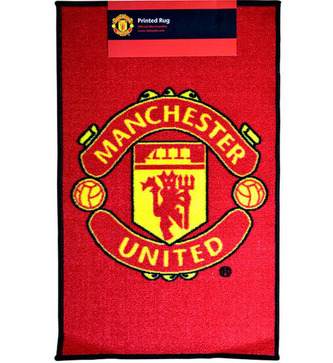 Kobereček FC Manchester United: Znak (80 x 50 cm) červený polyamid