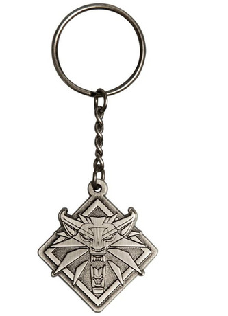 Přívěsek na klíče The Witcher 3|Zaklínač 3: White Wolf (4 x 4 x 3 cm)