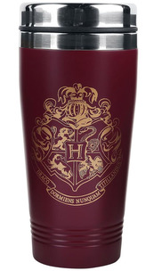 Nerezový cestovní termo hrnek Harry Potter: Erb Bradavic - Hogwarts (obejm 450 ml)