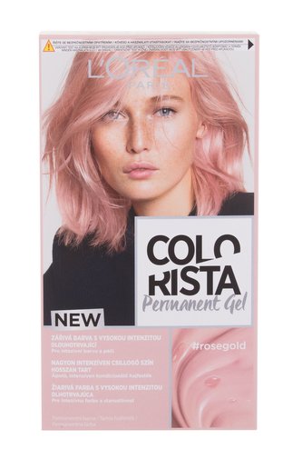 L´Oréal Paris Colorista Barva na vlasy Permanent Gel 60 ml Rose Gold pro ženy